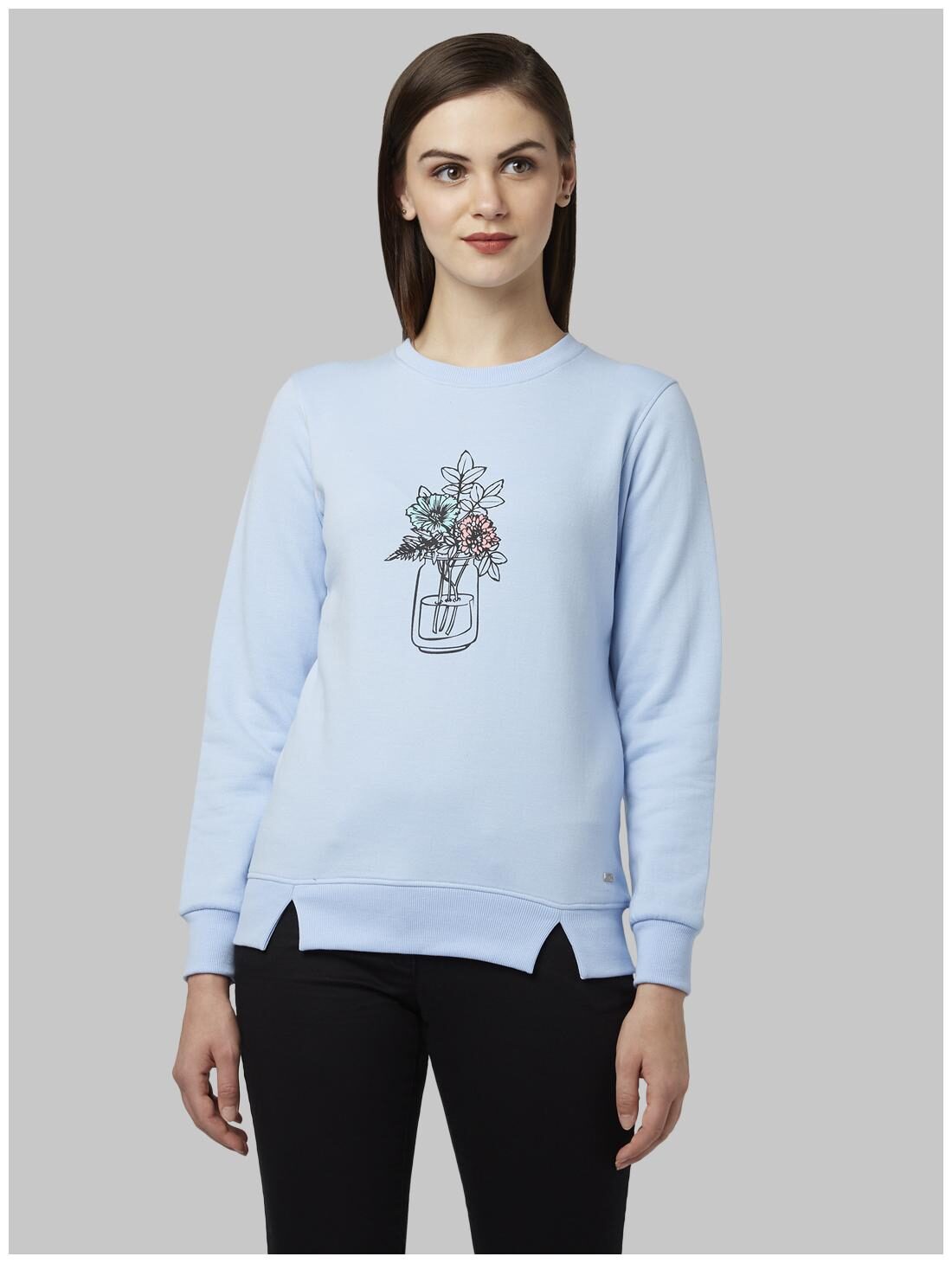 

Park Avenue Women Printed Sweatshirt - Blue
