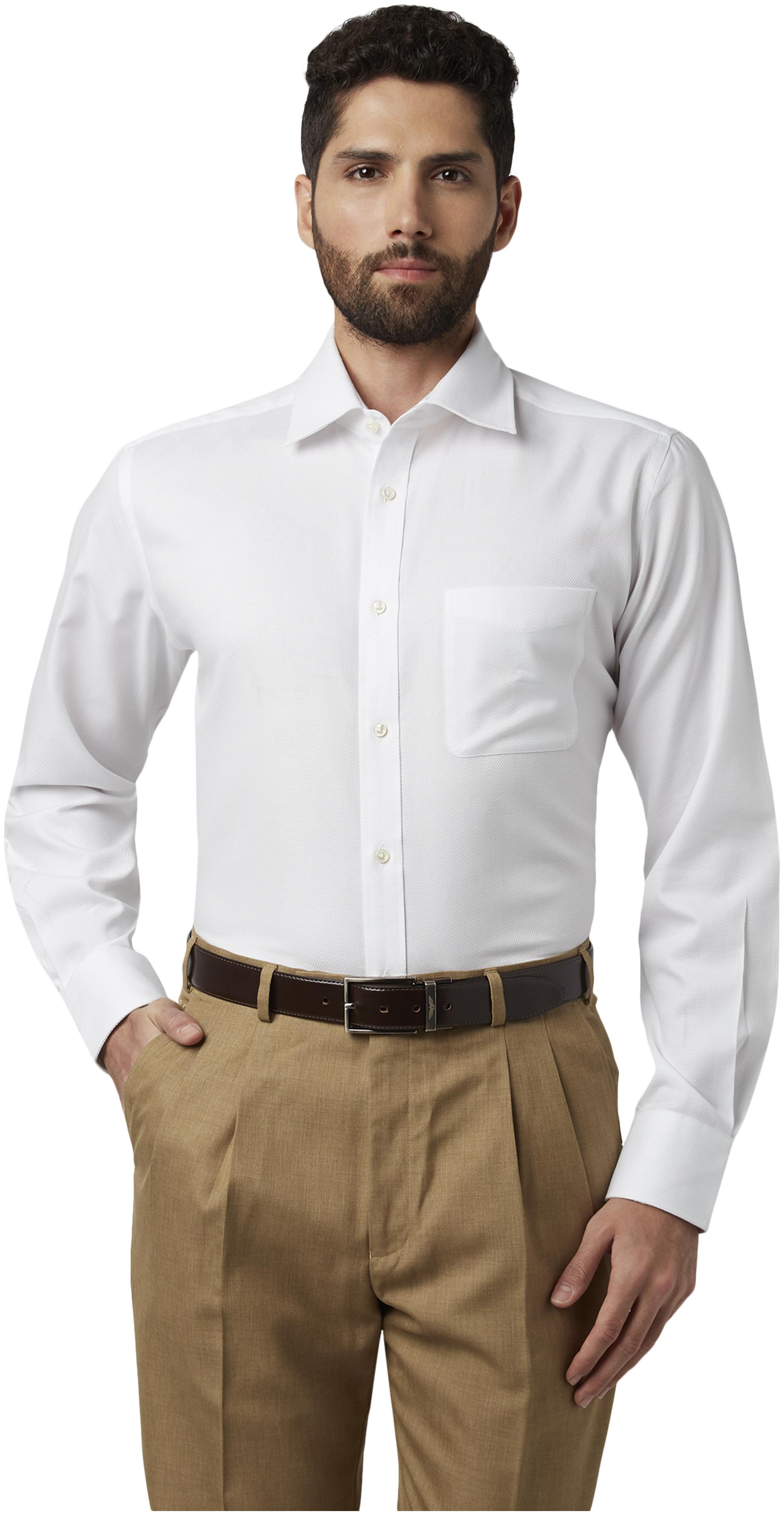 

Park Avenue Men Regular fit Formal Shirt - White