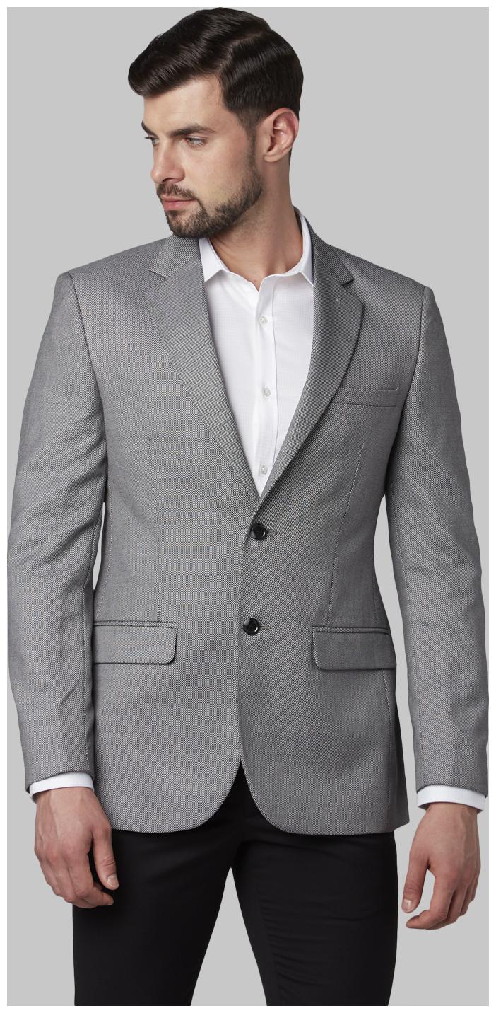 

Park Avenue Men Black Solid Regular fit Single Breasted Blazer