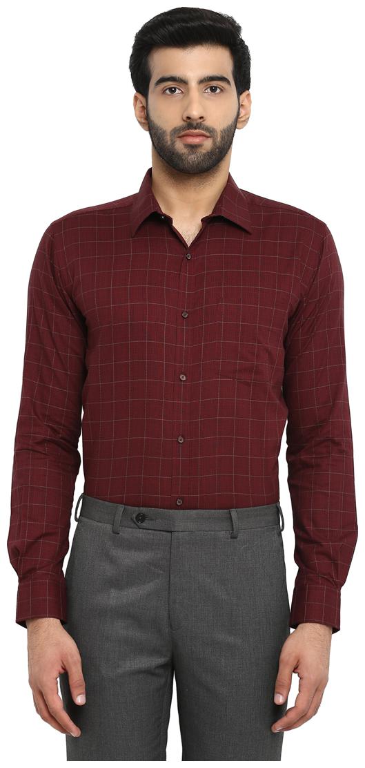 

Park Avenue Men Slim fit Formal Shirt - Maroon