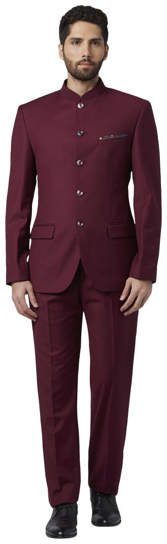 

Park Avenue Dark Maroon Slim Fit Suits