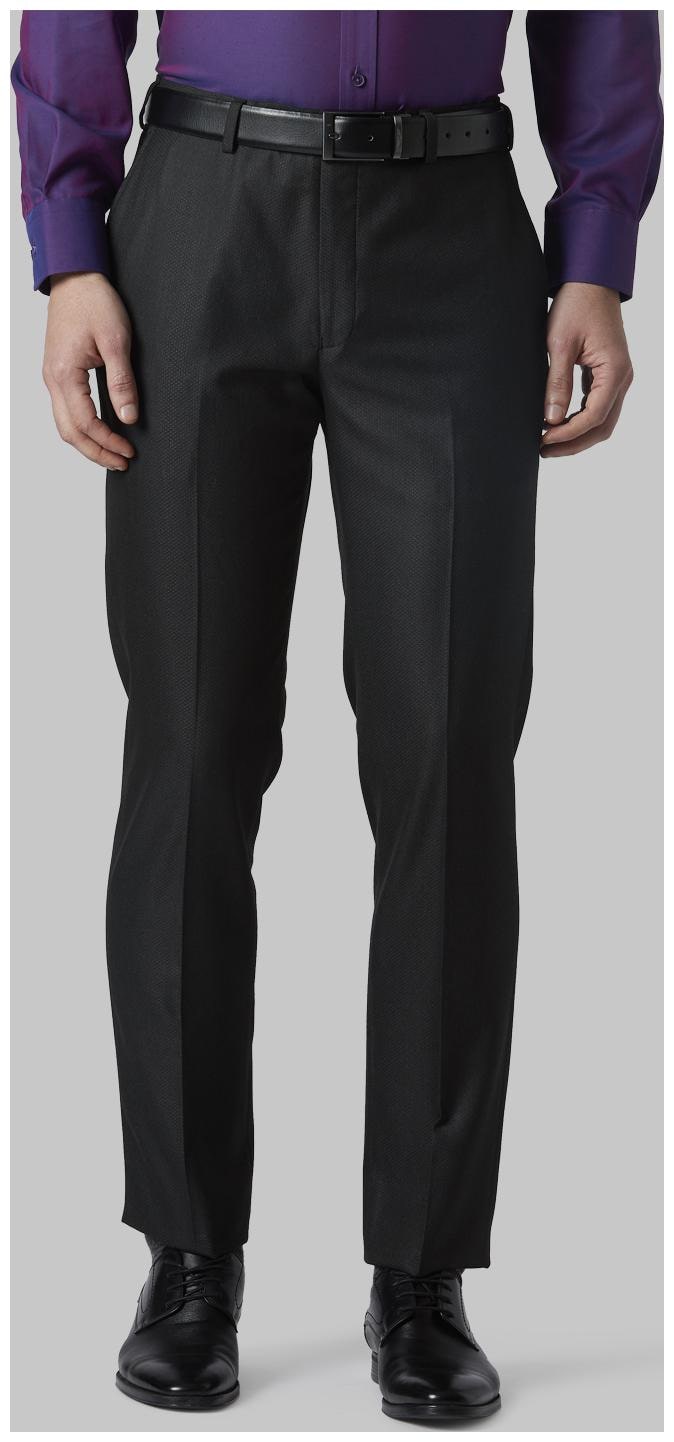 

Park Avenue Men Solid Regular Fit Formal Trouser - Grey