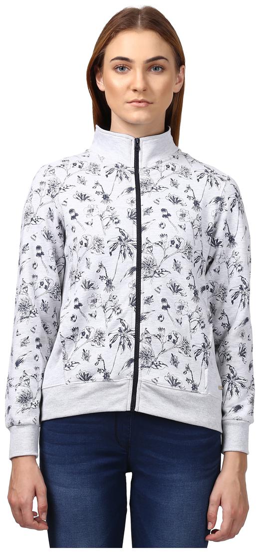 

Park Avenue Women Solid Regular Jacket - Grey