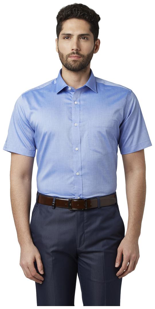 

Park Avenue Men Regular fit Formal Shirt - Blue