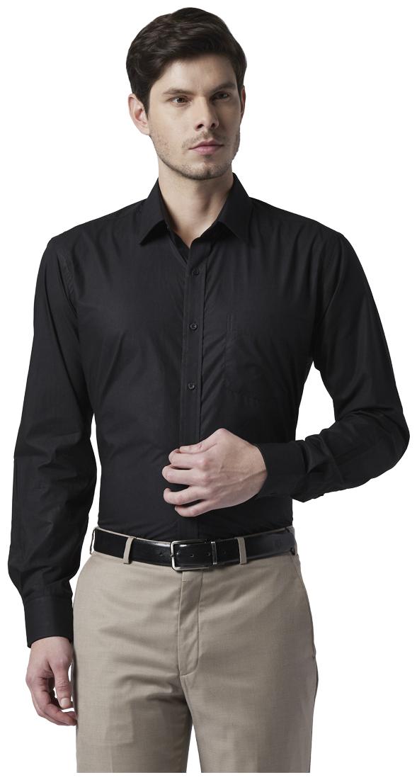 

Park Avenue Men Regular fit Formal Shirt - Black