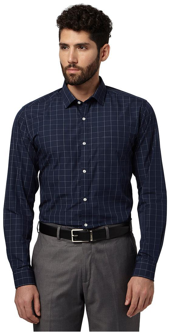 

Park Avenue Men Super slim fit Formal Shirt - Blue