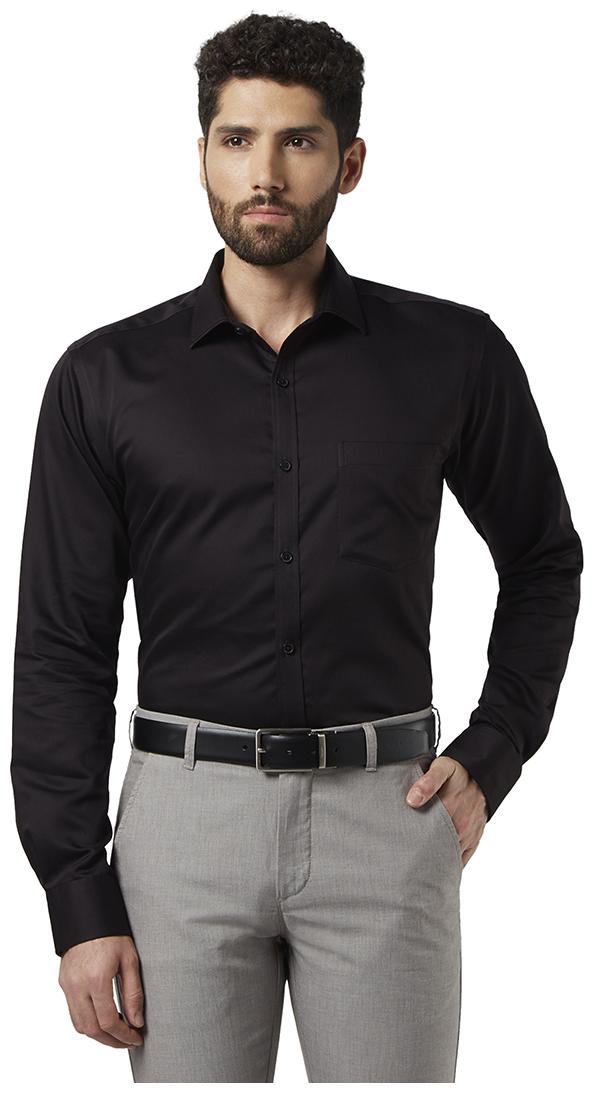 

Park Avenue Men Slim fit Formal Shirt - Black