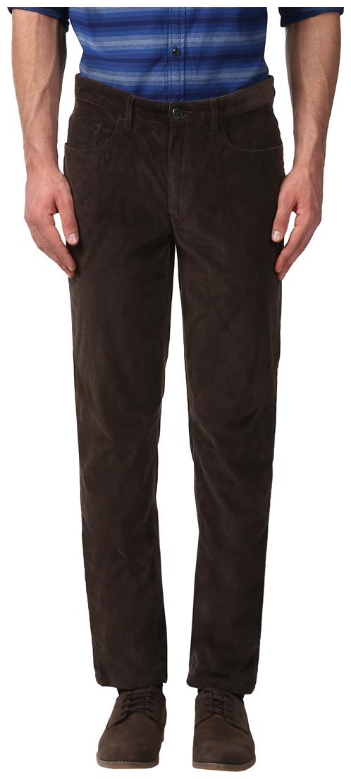 

Park Avenue Dark Brown Low Rise Tapered Fit Trouser