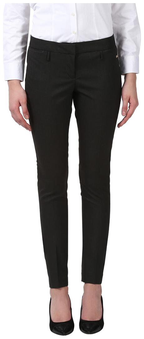 

Park Avenue Women Black Regular fit Regular trousers