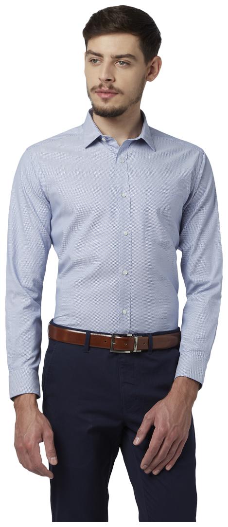 

Park Avenue Men Regular fit Formal Shirt - Blue