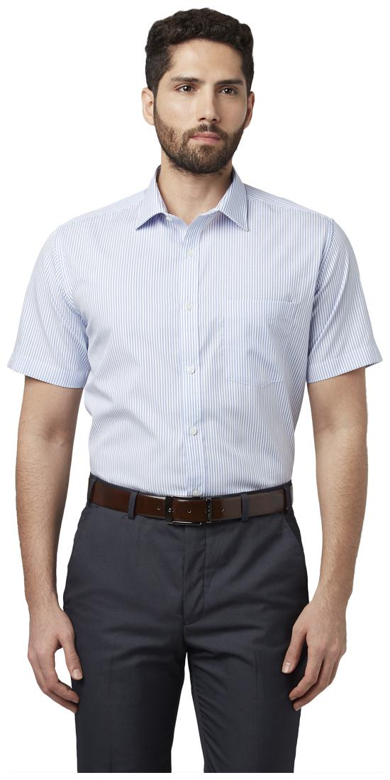 

Park Avenue Men Regular fit Formal Shirt - Blue