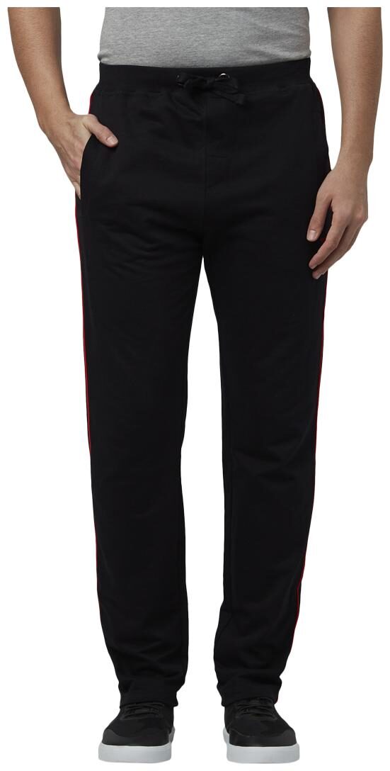 

Park Avenue Men Black Solid Slim fit Track pants