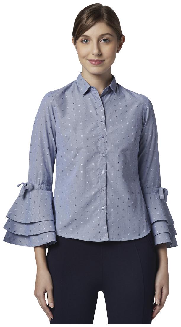 

Park Avenue Women Printed Shirt style - Blue