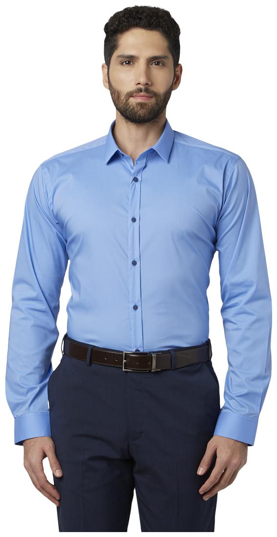 

Park Avenue Men Slim fit Formal Shirt - Blue