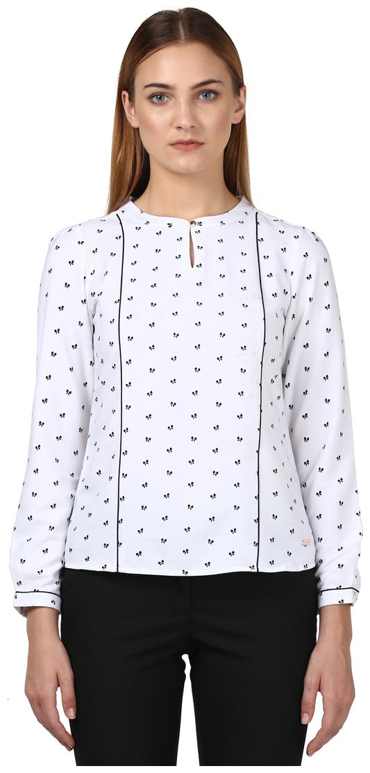 

Park Avenue Women Women Printed Regular top - White