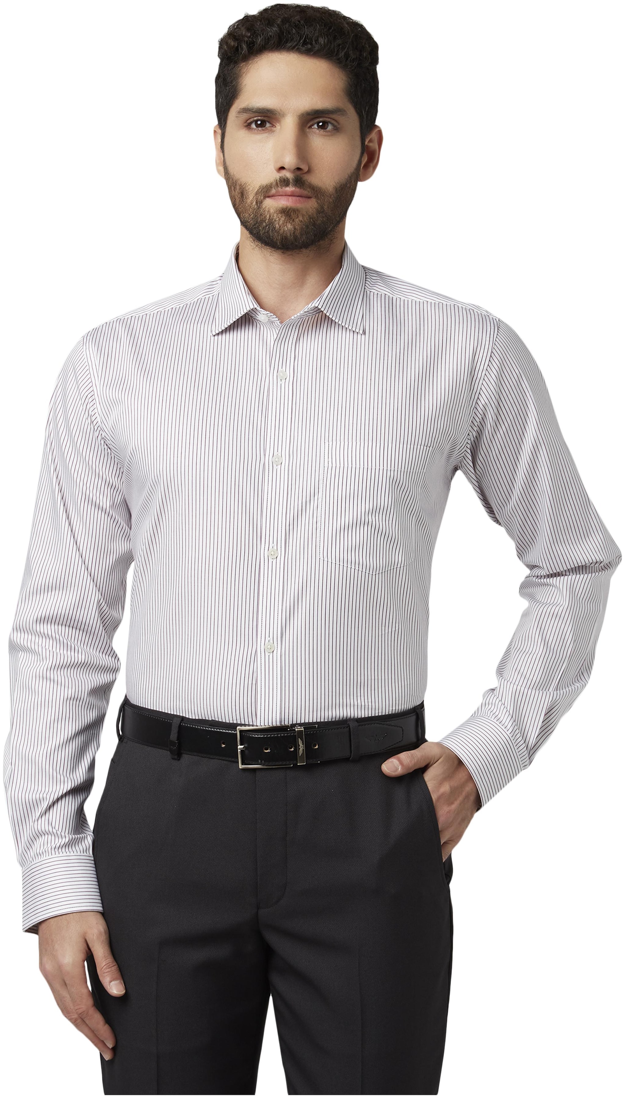 

Park Avenue Men Slim fit Formal Shirt - Red