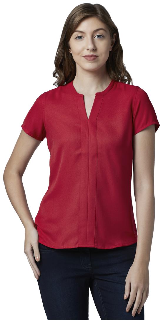 

Park Avenue Women Solid Regular top - Red