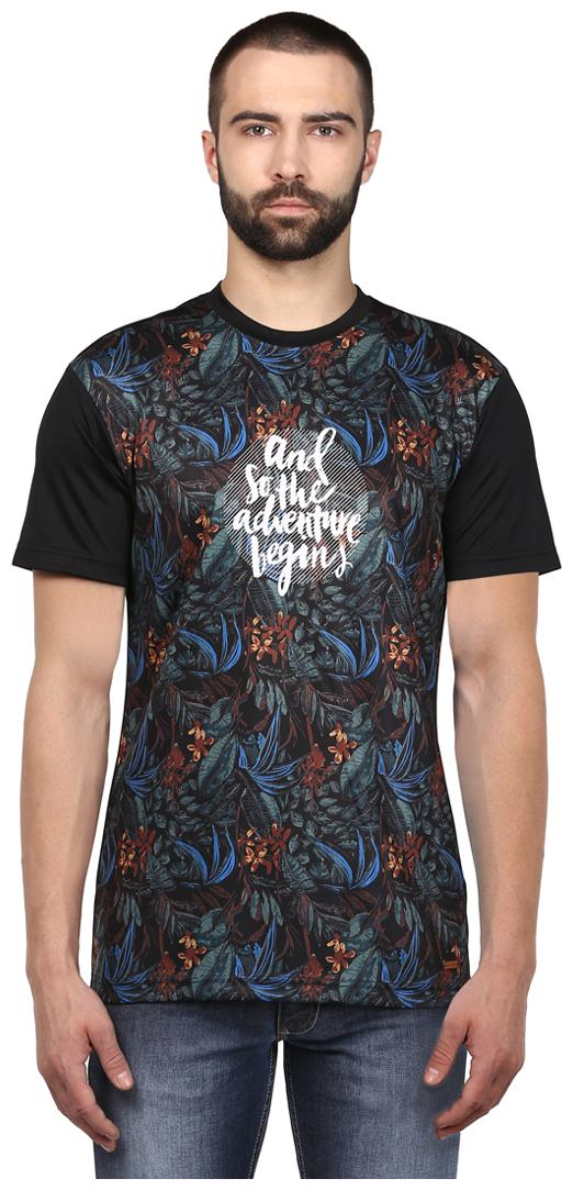 

Park Avenue Men Multi Regular fit Polyester Round neck T-Shirt - Pack Of 1