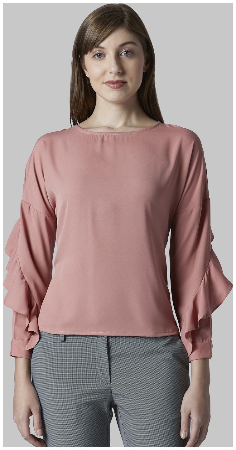 

Park Avenue Women Solid Regular top - Pink
