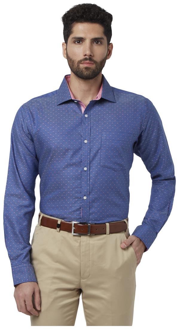 

Park Avenue Men Slim fit Formal Shirt - Blue