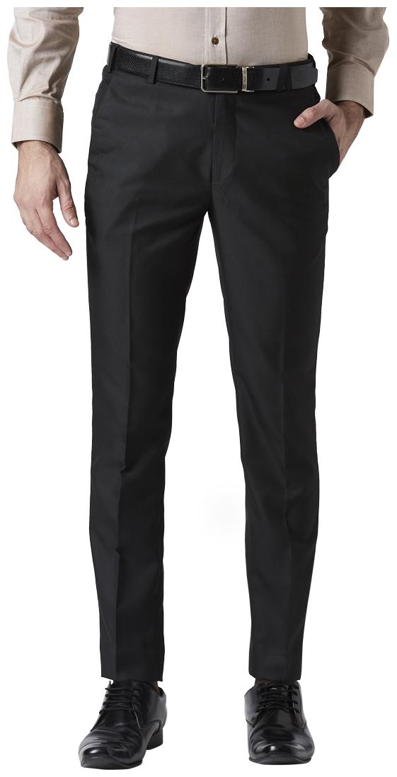 

Park Avenue Men Solid Regular Fit Formal Trouser - Black