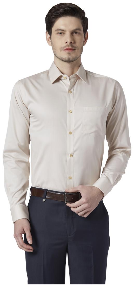 

Park Avenue Men Regular fit Formal Shirt - Beige