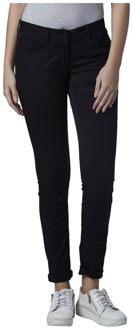 

Park Avenue Women Blue Slim fit Regular trousers