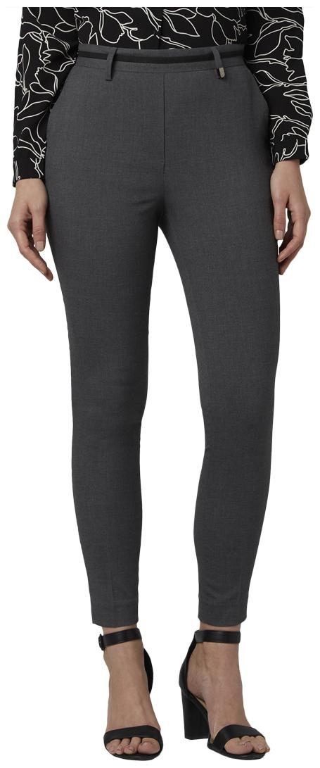 

Park Avenue Women Grey Regular fit Regular trousers