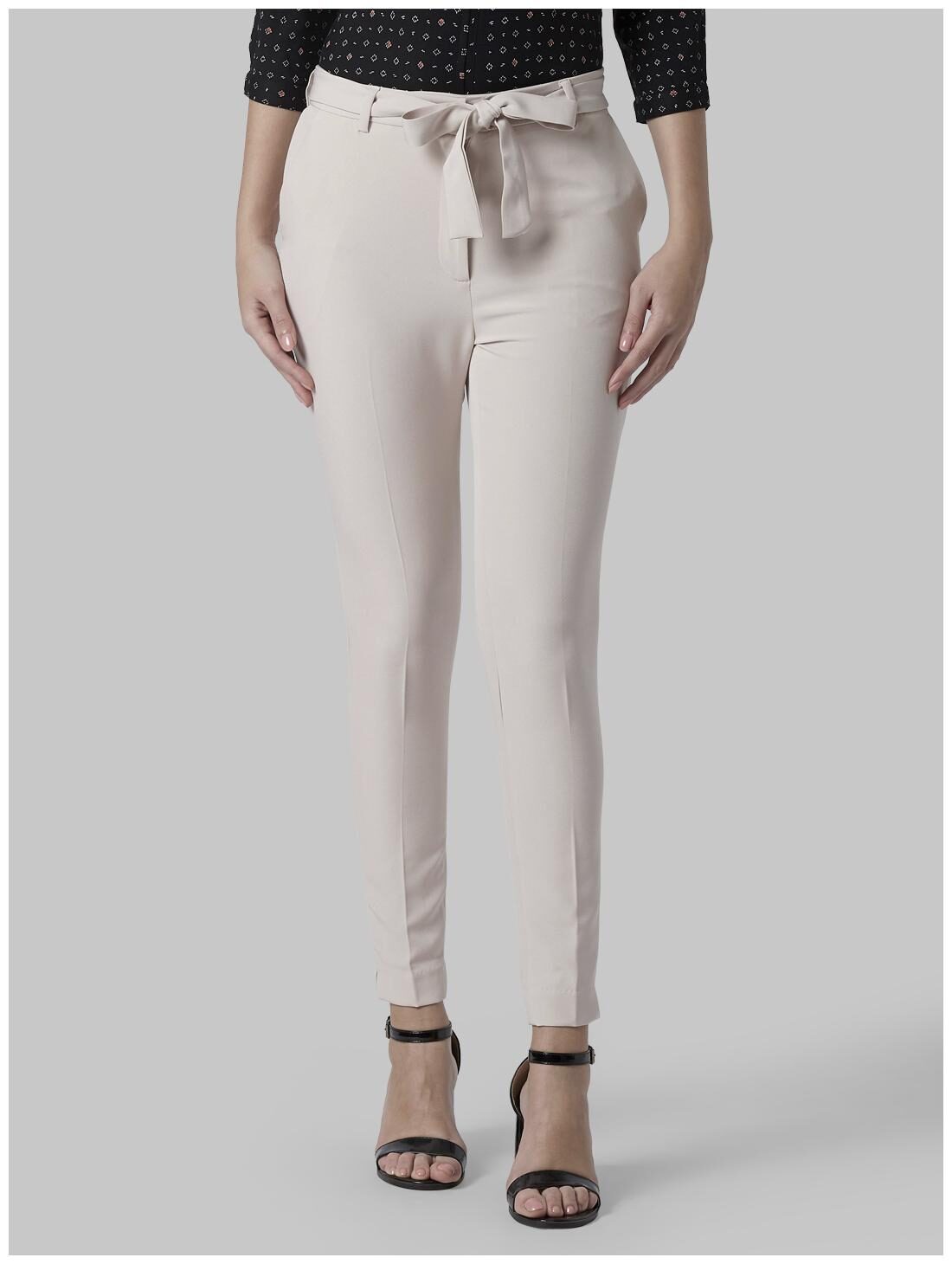 

Park Avenue Women Beige Regular fit Regular trousers