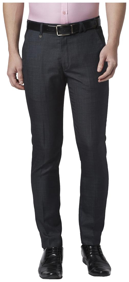 

Park Avenue Men Solid Regular Fit Formal Trouser - Grey