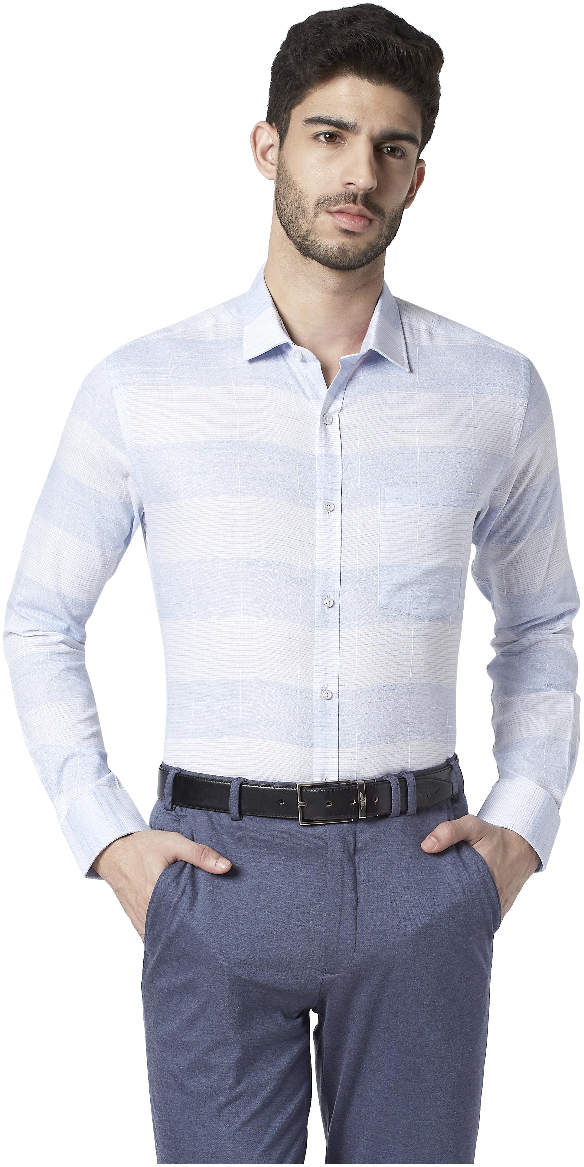 

Park Avenue Men Slim fit Formal Shirt - Blue