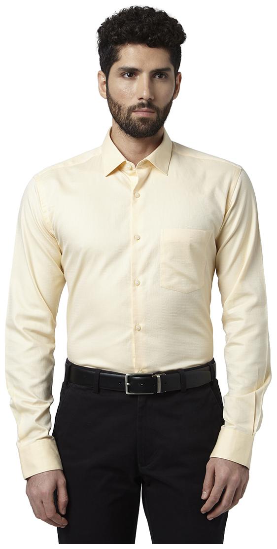 

Park Avenue Men Slim fit Formal Shirt - Yellow
