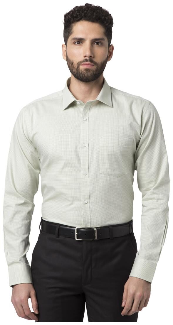 

Park Avenue Men Slim fit Formal Shirt - Green