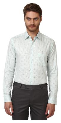 

Park Avenue Men Slim fit Formal Shirt - Green