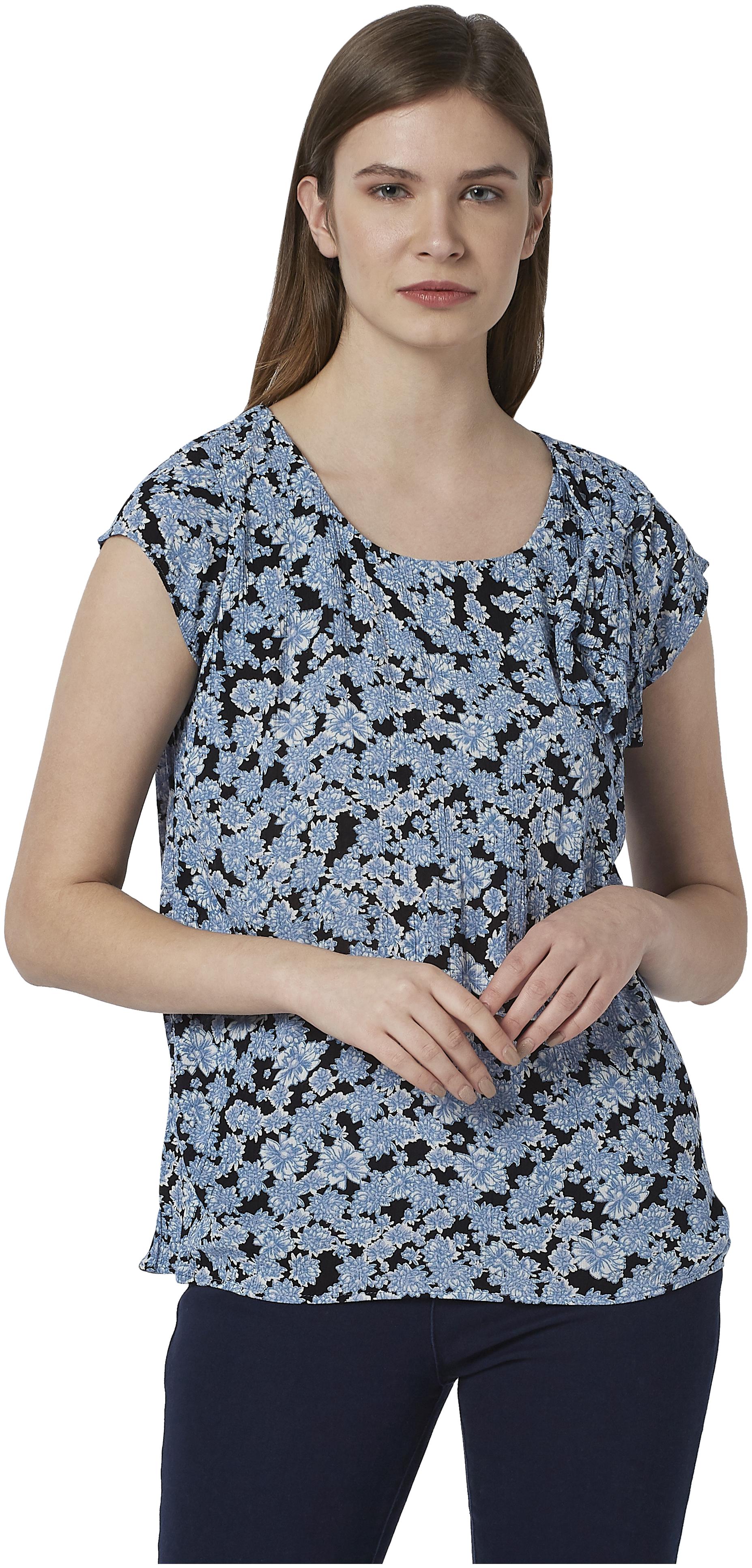 

Park Avenue Women Floral Regular top - Black