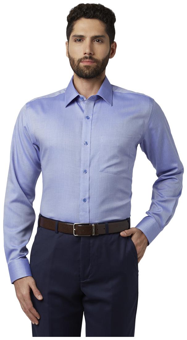 

Park Avenue Men Regular fit Formal Shirt - Blue