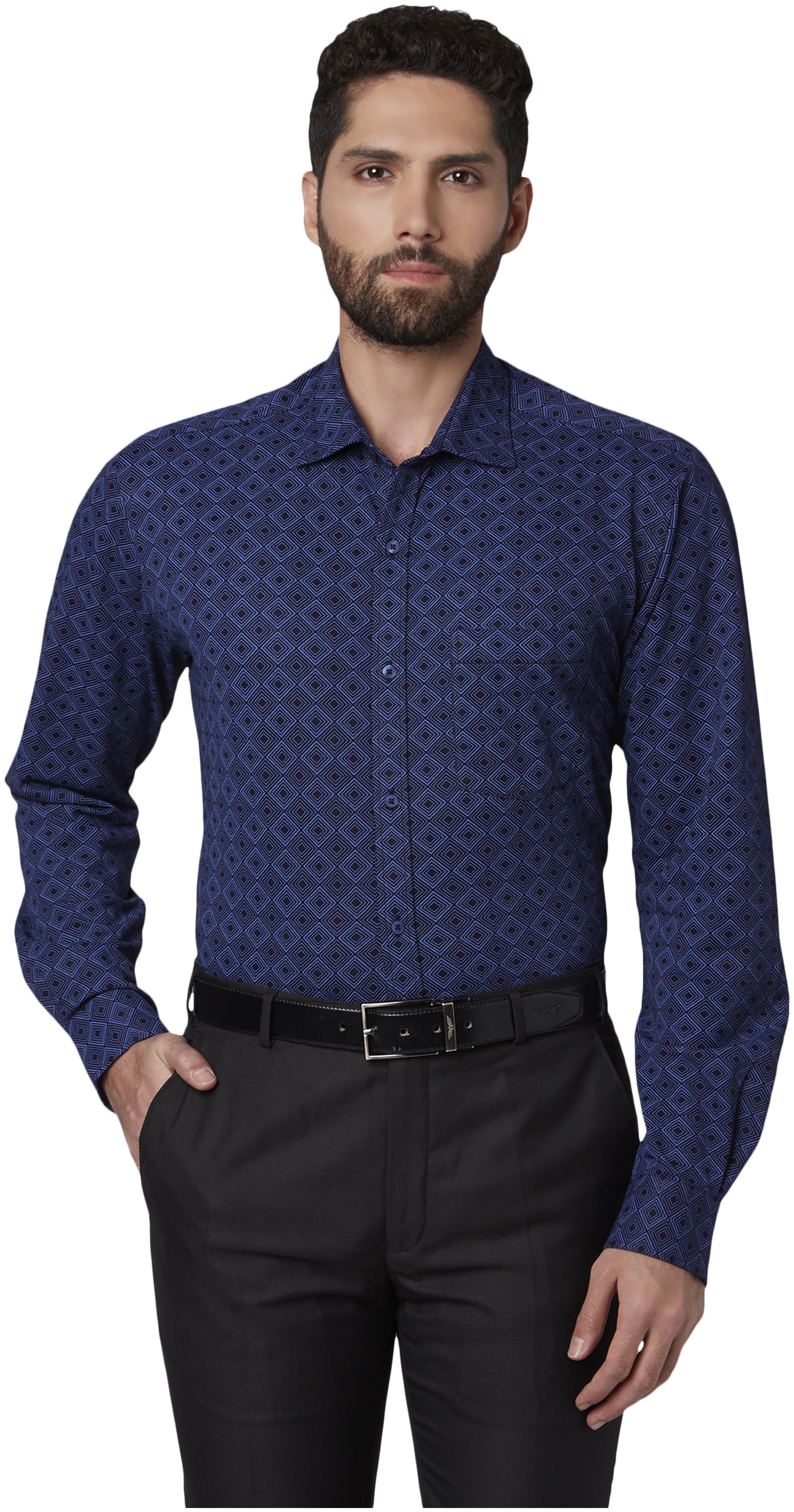 

Park Avenue Men Slim fit Formal Shirt - Blue