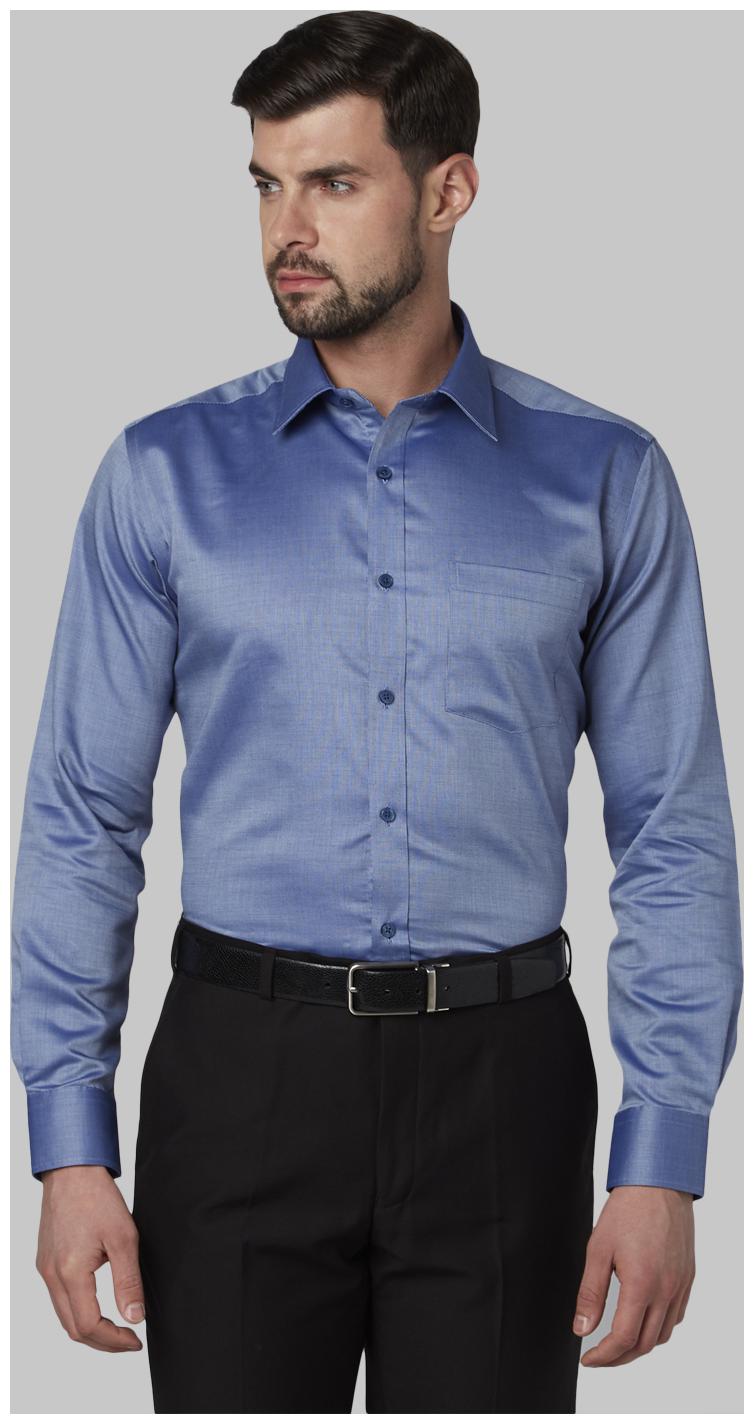 

Park Avenue Men Regular fit Formal Shirt - Blue