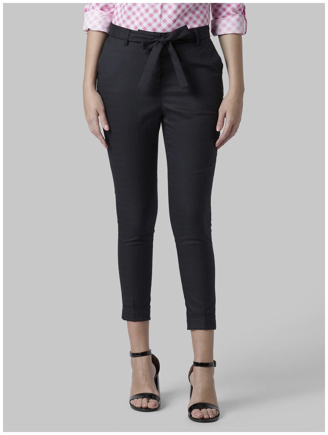 

Park Avenue Women Blue Regular fit Regular trousers