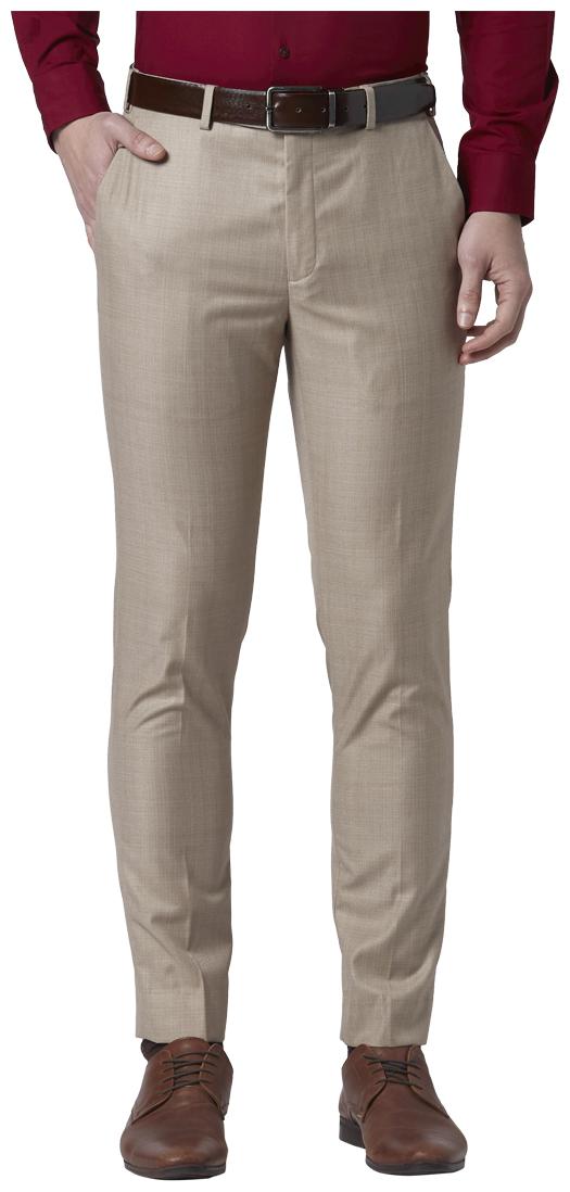 

Park Avenue Men Solid Regular Fit Formal Trouser - Beige