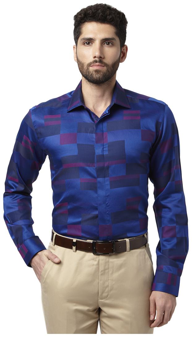 

Park Avenue Men Slim fit Formal Shirt - Blue