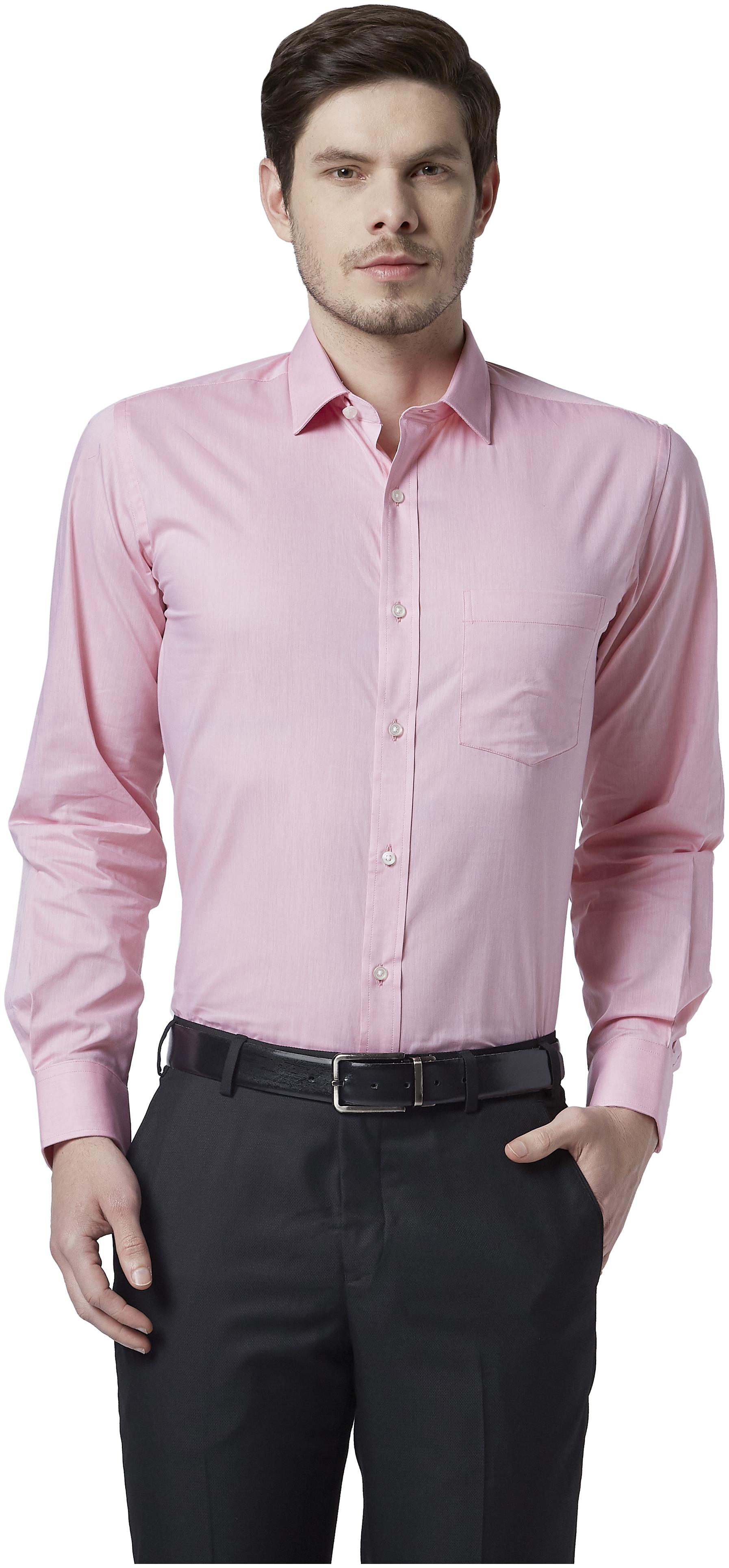 

Park Avenue Men Regular fit Formal Shirt - Pink