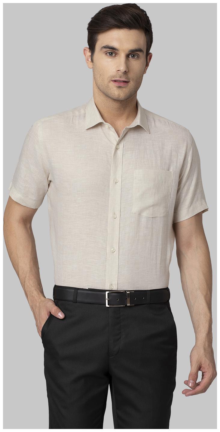 

Park Avenue Men Regular fit Formal Shirt - Beige