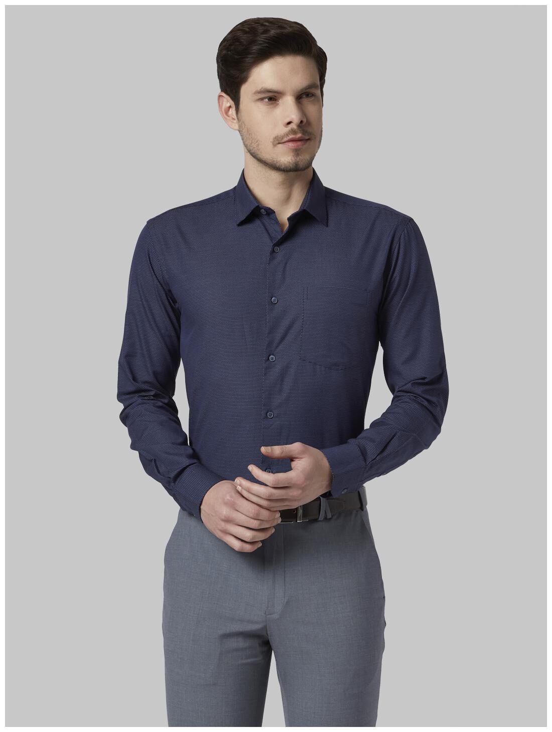 

Park Avenue Men Slim fit Formal Shirt - Blue