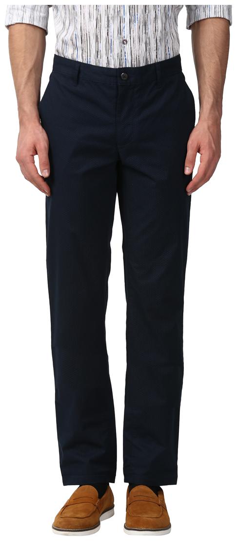 

Park Avenue Men Blue Solid Tapered fit Regular trousers
