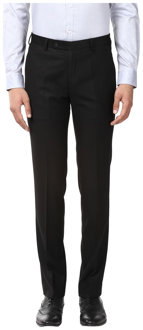 

Park Avenue Men Solid Slim Fit Formal Trouser - Black