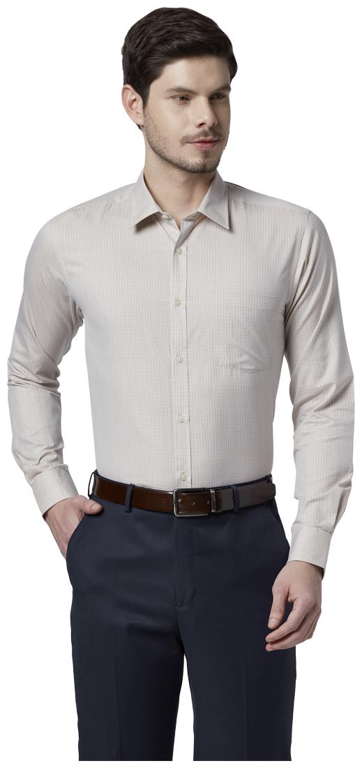 

Park Avenue Men Slim fit Formal Shirt - Beige