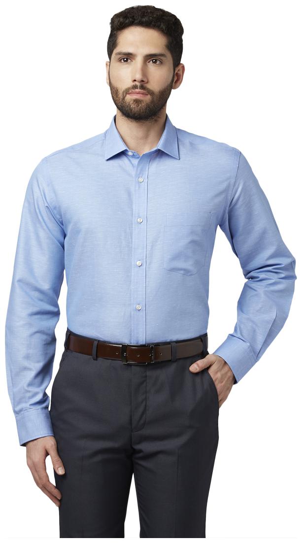 

Park Avenue Men Regular fit Formal Shirt - Blue