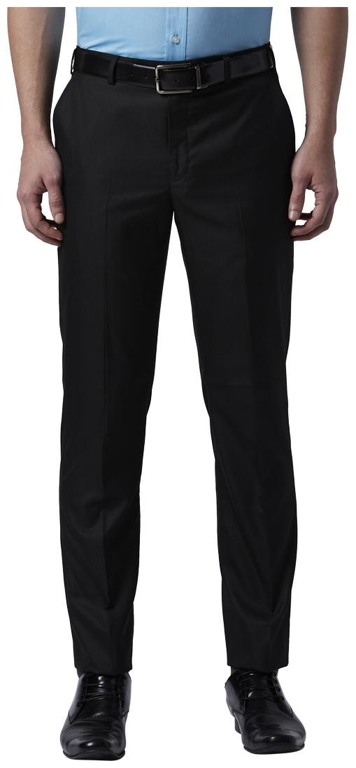 

Park Avenue Men Solid Regular Fit Formal Trouser - Black
