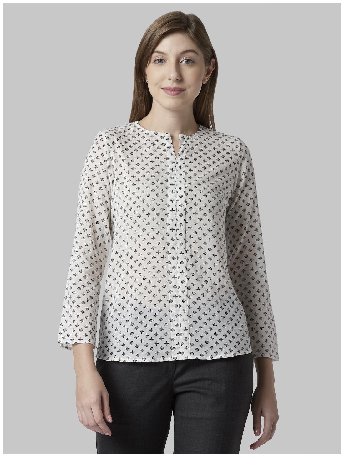 

Park Avenue Women Printed Regular top - White